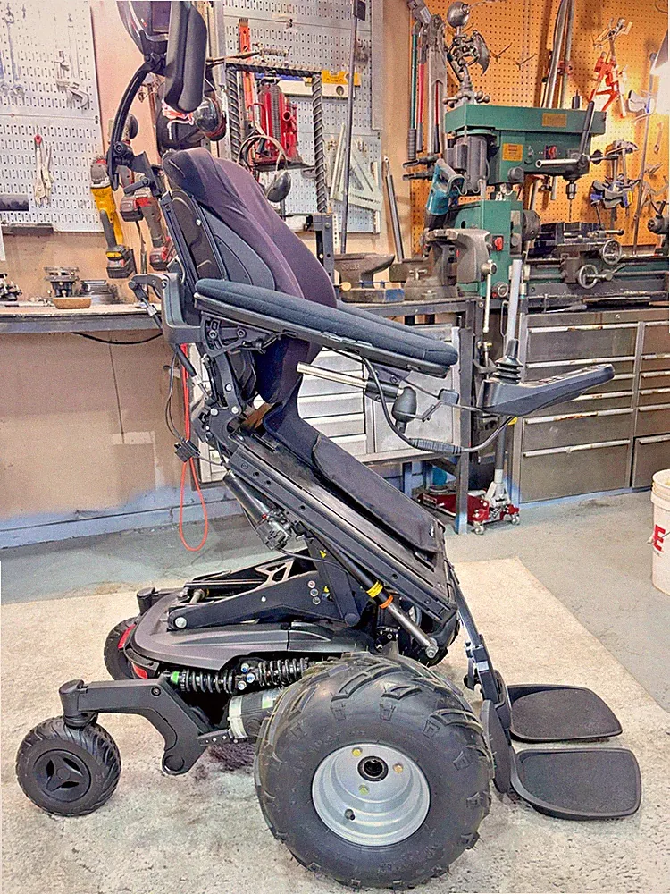 PERMOBIL F3 POWER CHAIR (5 POSITION) ANTERIOR TILT- RECLINE-TILT-LIFT-LEGS