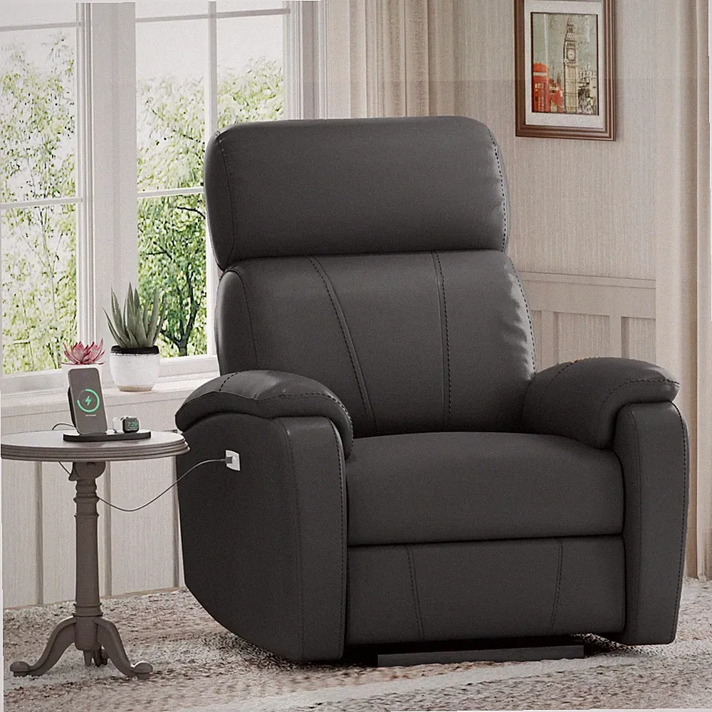 X3 Power Recliner Chair, Adjustable Electric Recliner with USB Port, Thick Cu...